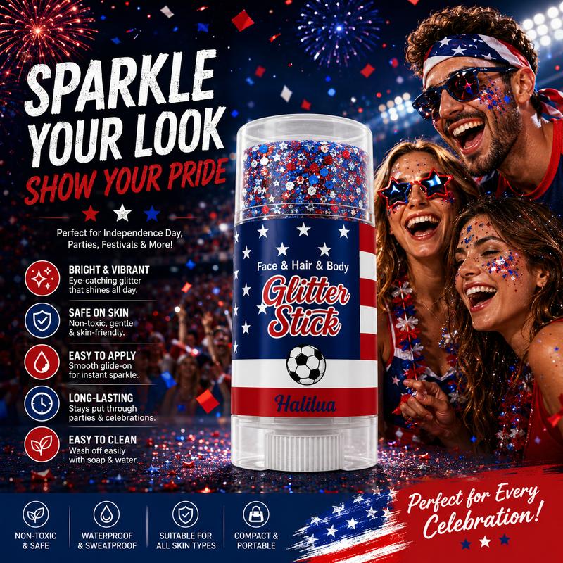 Solrias Fourth of July Glitter Stick