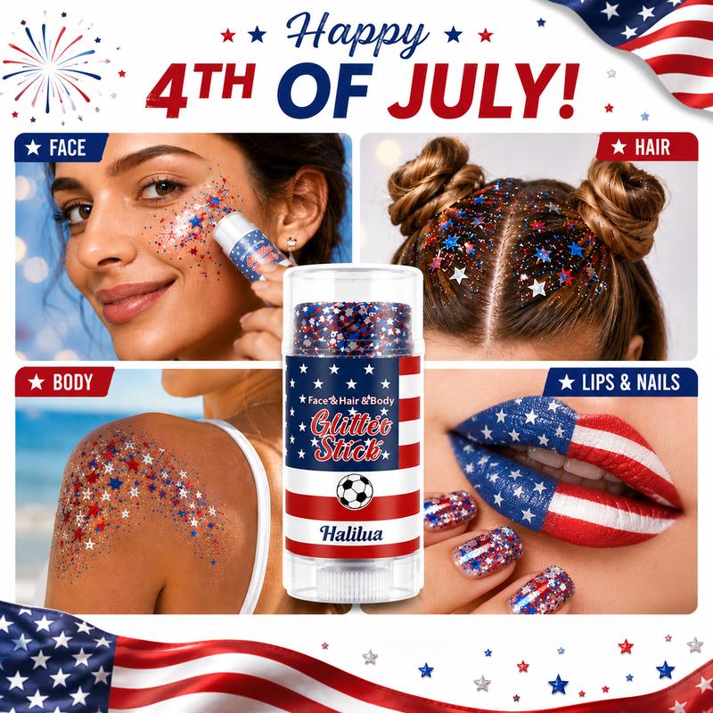 Solrias Fourth of July Glitter Stick