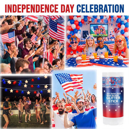 Solrias Fourth of July Glitter Stick
