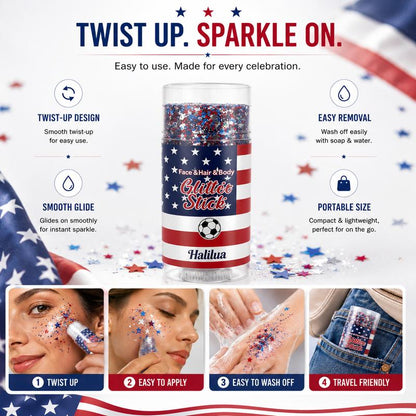 Solrias Fourth of July Glitter Stick